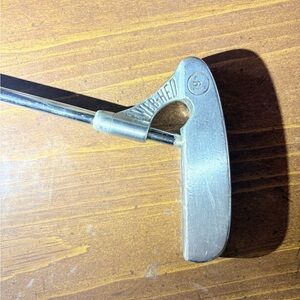 Vintage 19th Hole WEB-HED ~ TAPER-SCOPIC Putter 36" w/ Leather Grip - TELESCOPIC